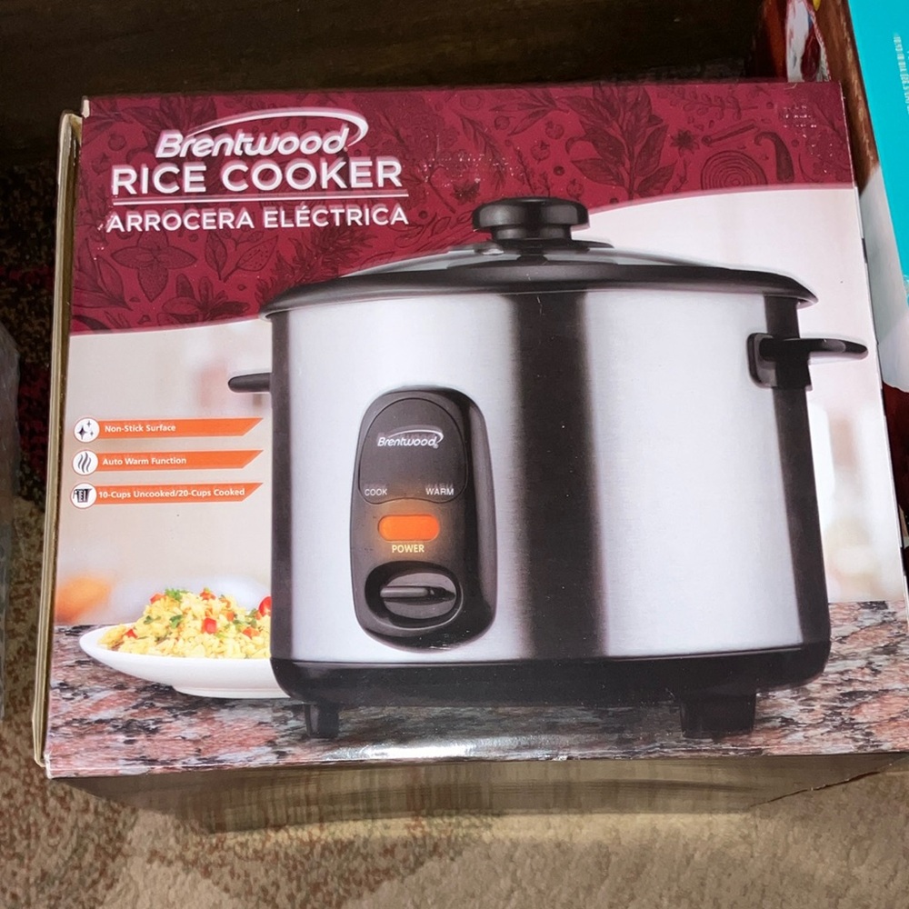 Brentwood Stainless Steel Rice Cooker
